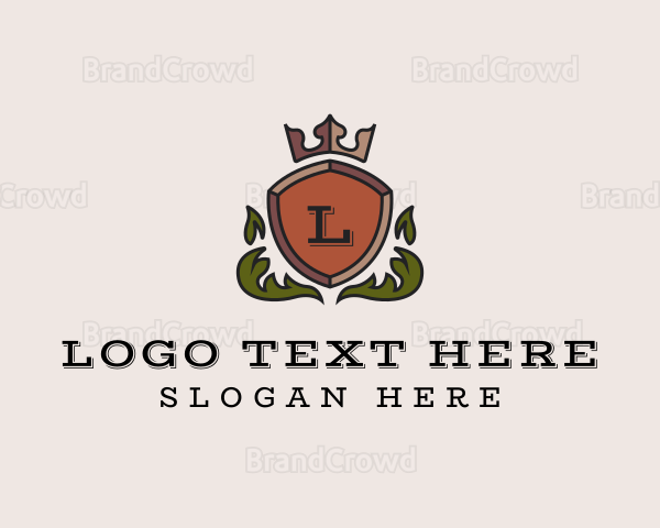 Elegant Shield Crest Logo