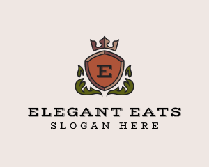 Elegant Shield Crest logo design