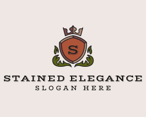 Elegant Shield Crest logo design