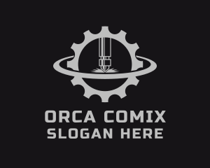 Cog Mechanical Drill Logo