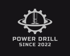 Drill - Cog Mechanical Drill logo design