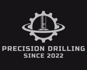 Drilling - Cog Mechanical Drill logo design