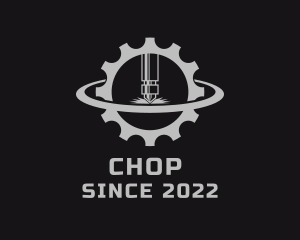 Mechanical - Cog Mechanical Drill logo design