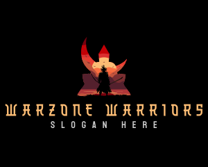 Japanese Shogun Warrior logo design