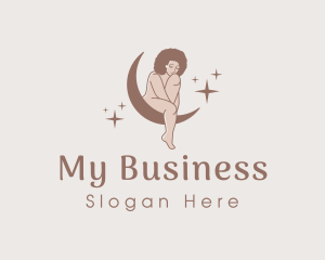 Moon Woman Nude Logo