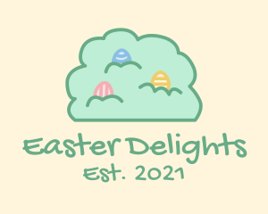 Easter Egg Bush  logo design