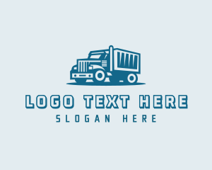 Cargo - Forwarding Truck Freight logo design