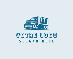 Logistics - Forwarding Truck Freight logo design