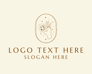 Hand - Cookie Hand Outline logo design