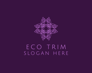 Eco Flower Salon logo design