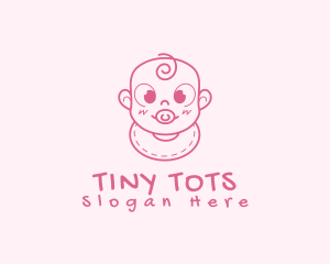 Infant - Cute Baby Infant logo design