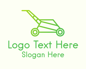 Gradient Lawn Mower  Logo