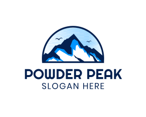 Ski - Blue Mountain Peak logo design