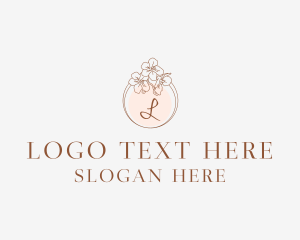 Bloom - Flower Garland Spa logo design