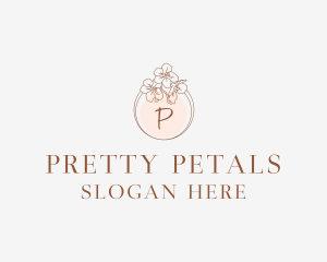 Flower Garland Spa logo design