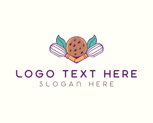 Cookie - Cookie Whisk Floral logo design