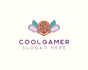 Cookie Whisk Floral logo design