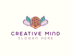 Cookie Whisk Floral logo design