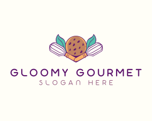 Cookie Whisk Floral logo design