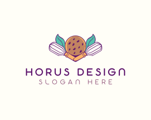 Cookie Whisk Floral logo design