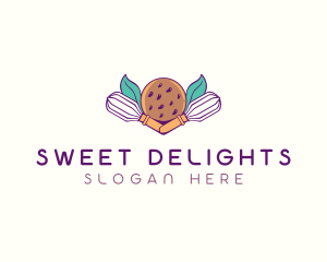 Confectionery - Cookie Whisk Floral logo design