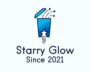 Star Drinking Cup logo design