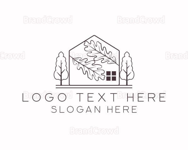 Garden Home Landscape Logo