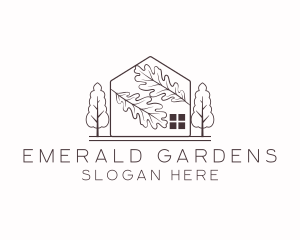 Garden Home Landscape logo design