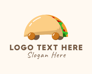Taco - Taco Snack Food Cart logo design