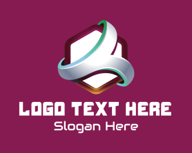3d - 3D Hexagon Gaming logo design