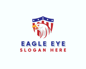 American Eagle Shield logo design