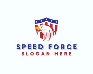 American Eagle Shield logo design