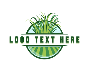 Outdoor - Grass Lawn Landscaping logo design