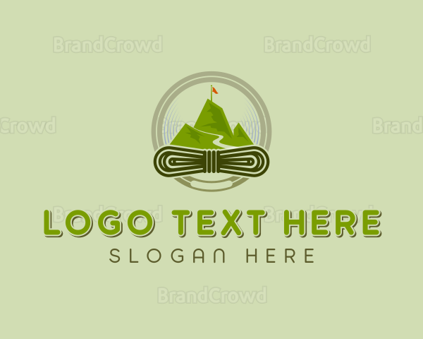 Mountaineering Outdoor Adventure Logo