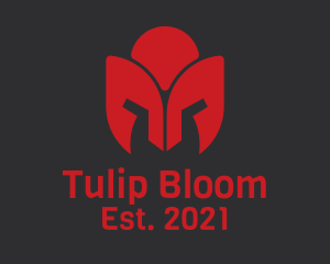Tulip - Tulip Spartan Helmet logo design