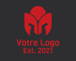 Tulip - Tulip Spartan Helmet logo design