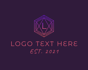 Monoline - Hexagon Geometrical Technology logo design