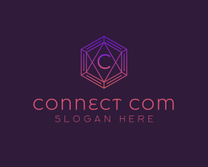 Hexagon Geometrical Technology  logo design