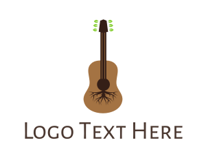 Leaf Roots Guitar Logo