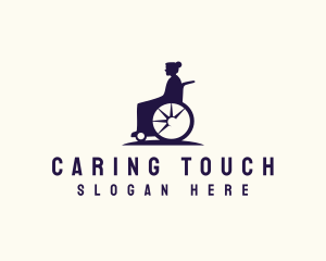 Caregiver - Disability Medical Caregiver logo design