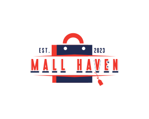 Shopping Bag Sale Tag logo design