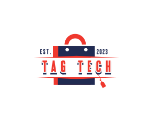 Tag - Shopping Bag Sale Tag logo design