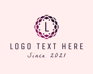 Geometric - Floral Event Company logo design