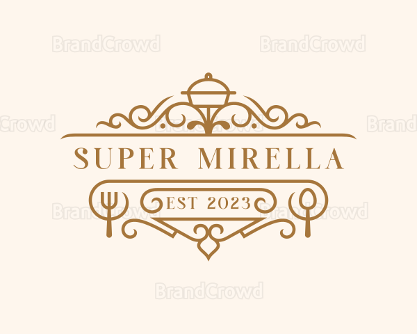 Fine Dining Buffet Restaurant Logo