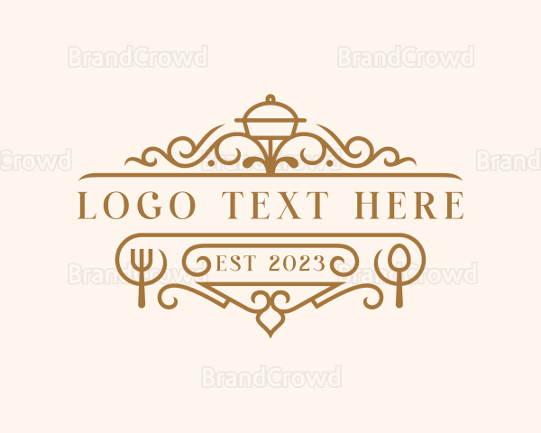 Fine Dining Buffet Restaurant Logo