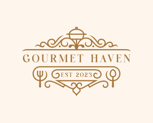 Fine Dining Buffet Restaurant logo design