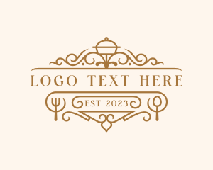 Fine Dining Buffet Restaurant Logo