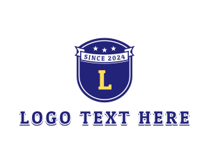 Badge - Banner Shield Protection logo design