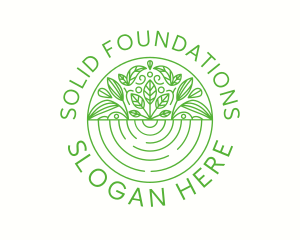 Reserve - Organic Leaf Emblem logo design