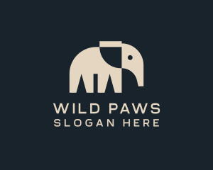 Mammal - Elephant Nature Reserve logo design